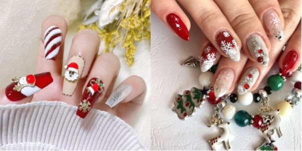 The Most Beautiful Christmas Nail Designs to Welcome the Festive Season
