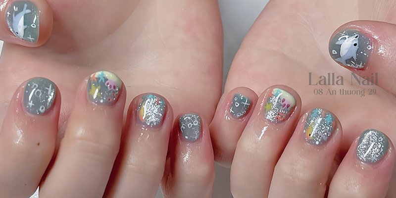 Lalla Nail Da Nang에서 여자아이들이 좋아할 어린이 네일 컬렉션