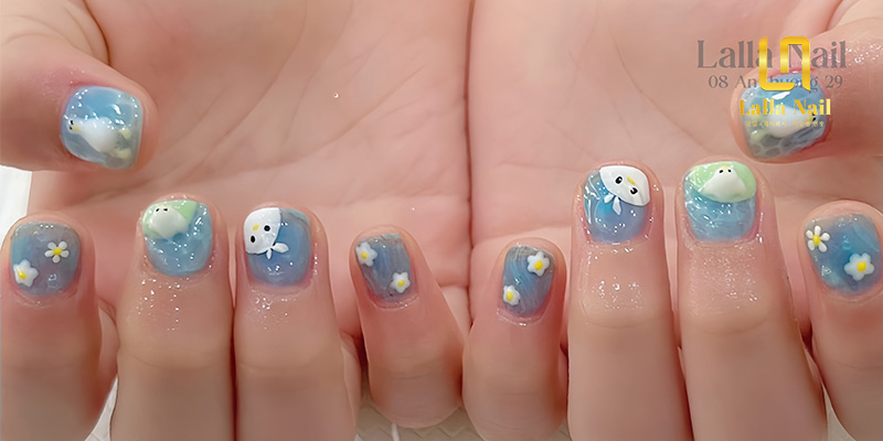 Lalla Nail Da Nang에서 여자아이들이 좋아할 어린이 네일 컬렉션