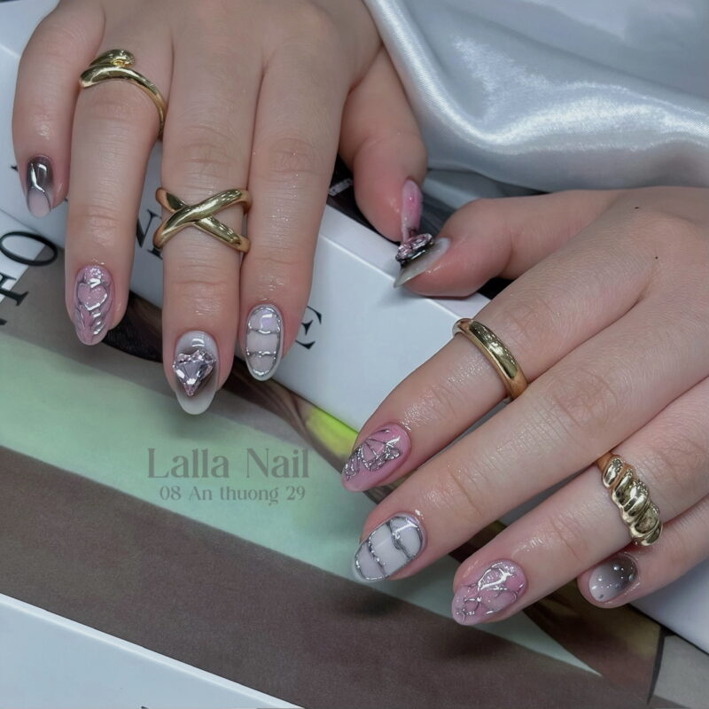 Lalla Nail Da Nang에서 추천하는 결혼식, 생일, 갈라 행사용 네일 디자인